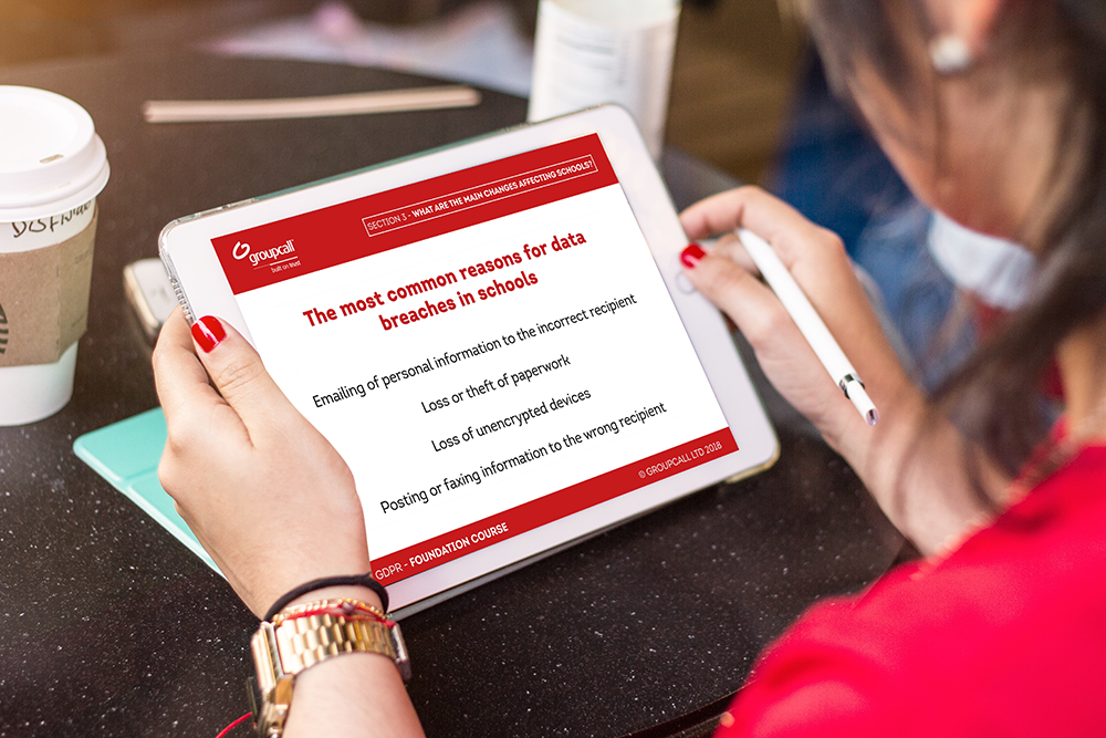 Groupcall GDPR e-learning for schools